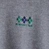 PERFECT TAN｜《SALE》カシミヤクルーネック刺繍プルオーバー〈MENS〉