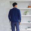 PERFECT TAN｜《SALE》カシミヤクルーネック刺繍プルオーバー〈MENS〉