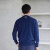 PERFECT TAN｜《SALE》カシミヤクルーネック刺繍プルオーバー〈MENS〉
