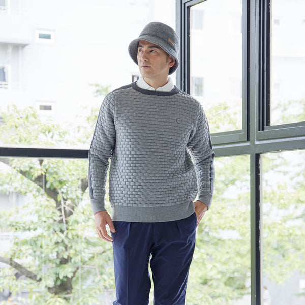 PERFECT TAN｜《SALE》ブロックキルティングプルオーバー〈MENS〉