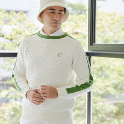PERFECT TAN｜《SALE》ブロックキルティングプルオーバー〈MENS〉