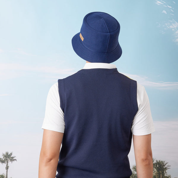 PERFECT TAN｜《SALE》ニットバケットハット(無地)〈MENS〉