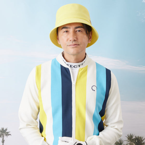 PERFECT TAN｜《SALE》ニットバケットハット(無地)〈MENS〉
