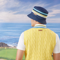 PERFECT TAN｜《SALE》マルチボーダーニットバケットハット〈MENS〉