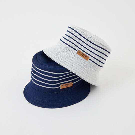 PERFECT TAN｜《SALE》ボーダーニットバケットハット〈MENS〉