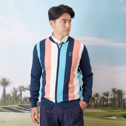 PERFECT TAN｜《SALE》マルチストライプテック ジップアップジャケット〈MENS〉