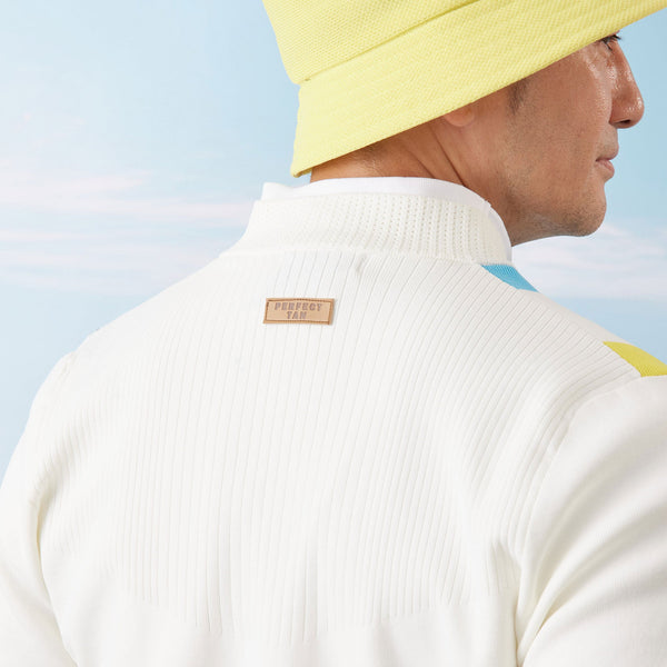 PERFECT TAN｜《SALE》マルチストライプテック ジップアップジャケット〈MENS〉