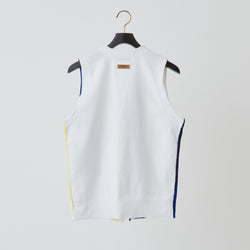 PERFECT TAN｜《SALE》マルチストライプテックニットベスト〈MENS〉