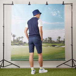 PERFECT TAN｜《SALE》マルチストライプテックニットベスト〈MENS〉