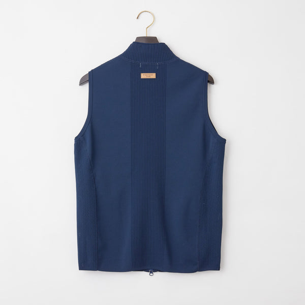PERFECT TAN｜《SALE》テックジップアップ ニットベスト〈MENS〉