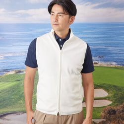 PERFECT TAN｜《SALE》テックジップアップ ニットベスト〈MENS〉