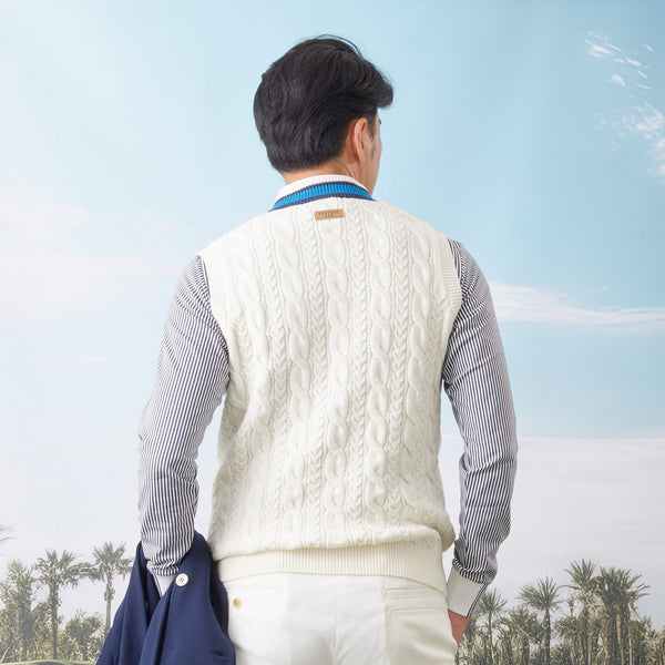 PERFECT TAN｜《SALE》チルデンニットベスト〈MENS〉