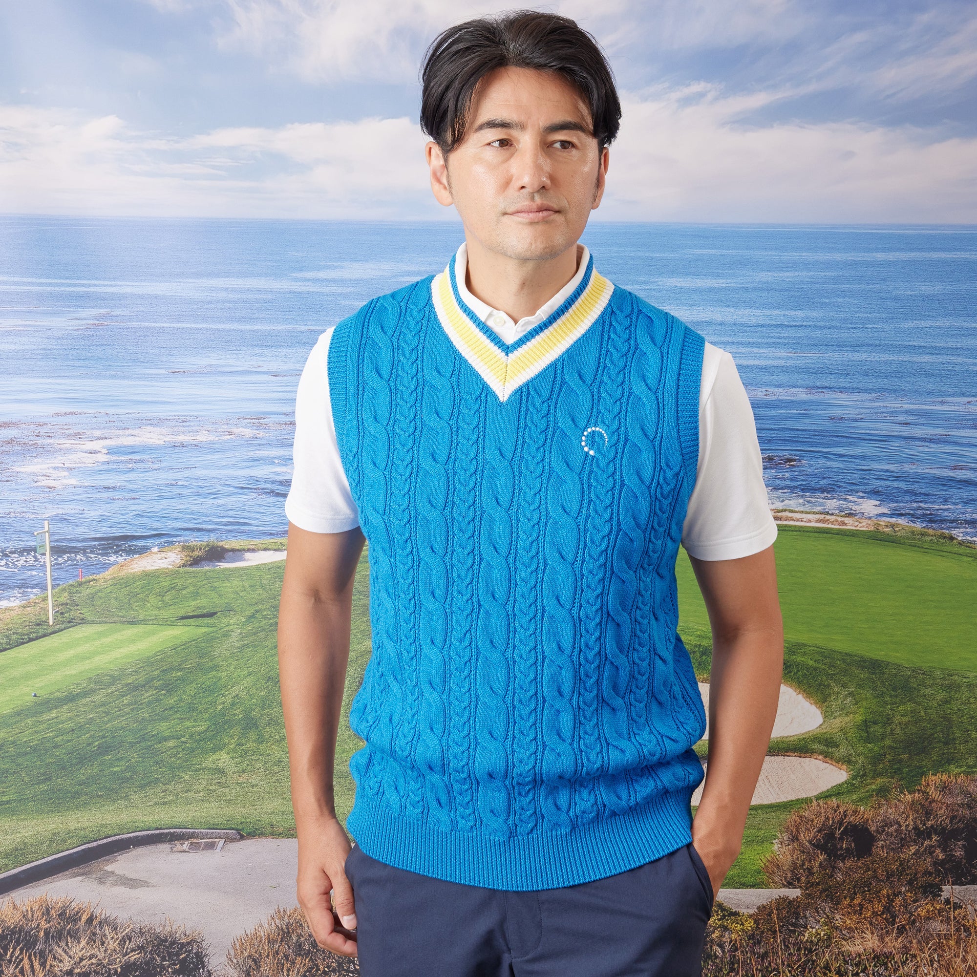 PERFECT TAN｜《SALE》チルデンニットベスト〈MENS〉