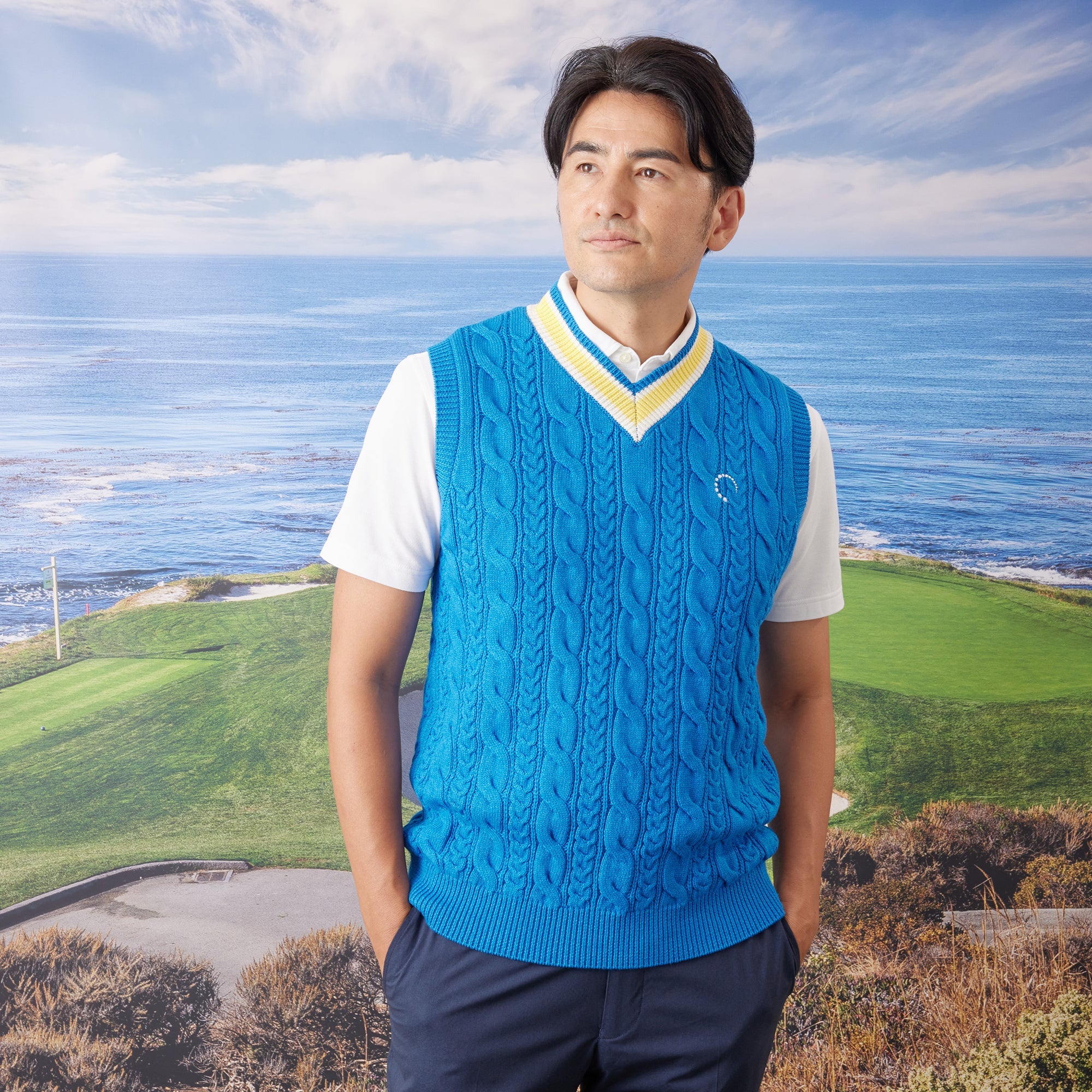 PERFECT TAN｜《SALE》チルデンニットベスト〈MENS〉