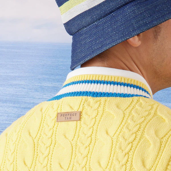 PERFECT TAN｜《SALE》チルデンニットベスト〈MENS〉