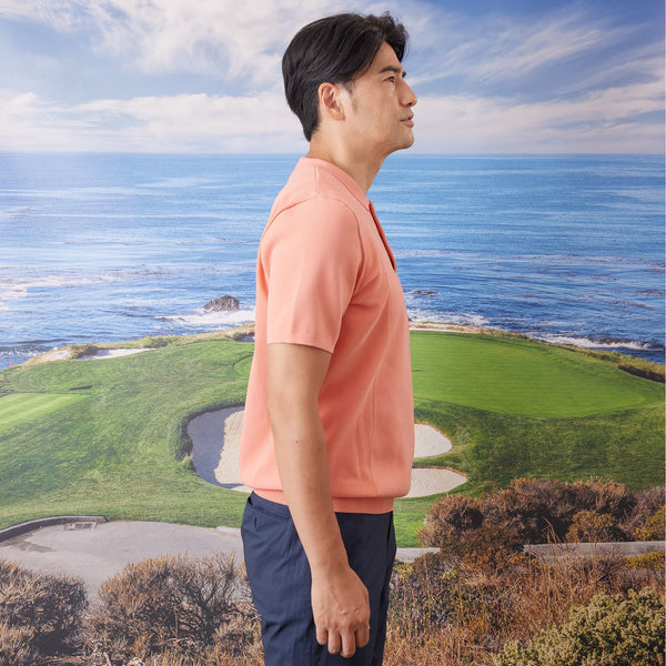 PERFECT TAN｜《SALE》鹿の子ニットポロシャツ〈MENS〉