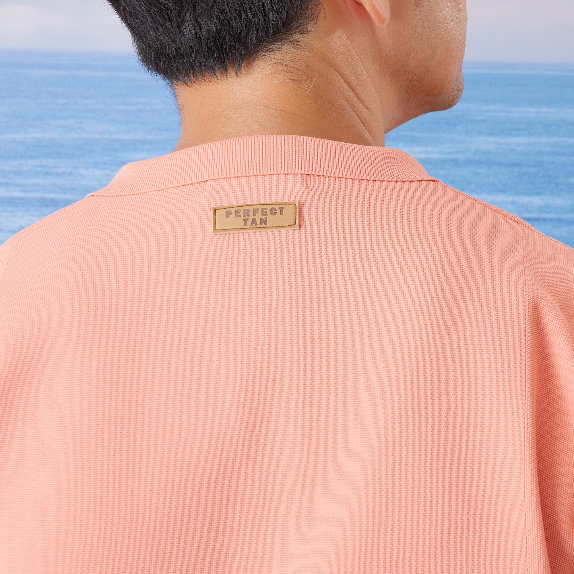 PERFECT TAN｜《SALE》鹿の子ニットポロシャツ〈MENS〉