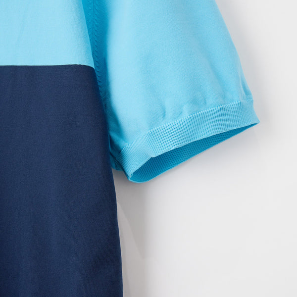 PERFECT TAN｜《SALE》バイカラーニットモックネックプルオーバー〈MENS〉