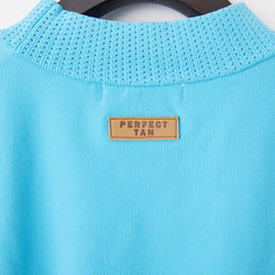 PERFECT TAN｜《SALE》バイカラーニットモックネックプルオーバー〈MENS〉