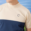 PERFECT TAN｜《SALE》バイカラーニットモックネックプルオーバー〈MENS〉
