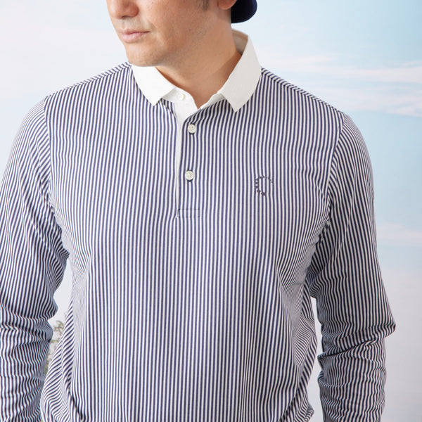 PERFECT TAN｜《SALE》ストライプクレリックシャツ〈MENS〉