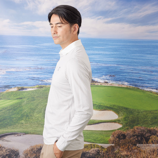 PERFECT TAN｜《SALE》ストライプクレリックシャツ〈MENS〉