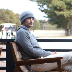 PERFECT TAN｜《SALE》コットンカシミヤ パーカー〈MENS〉