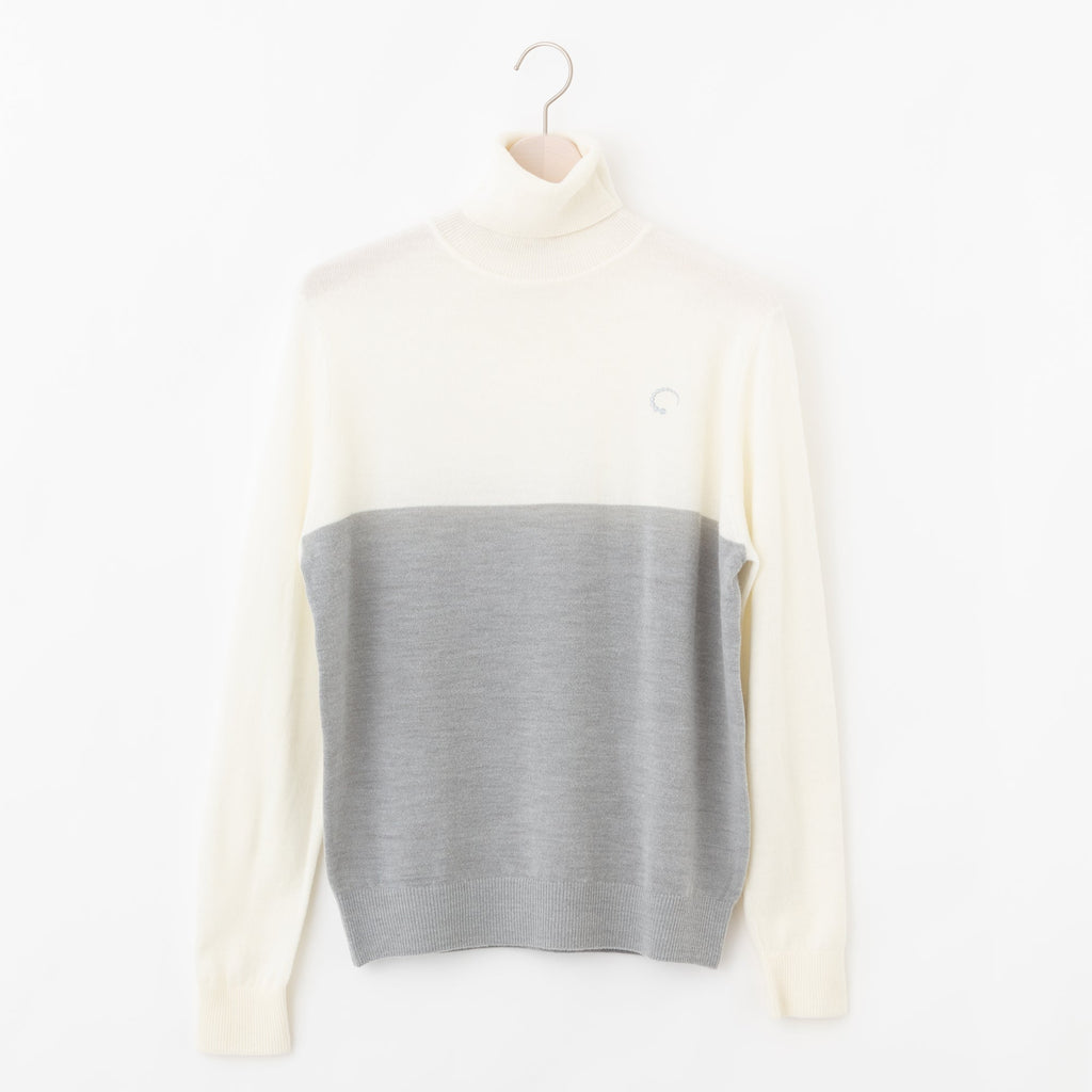 PERFECT TAN｜《SALE》バイカラータートルプルオーバー〈MENS〉