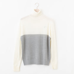 PERFECT TAN｜《SALE》バイカラータートルプルオーバー〈MENS〉