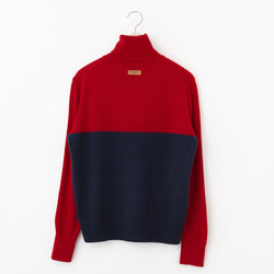 PERFECT TAN｜《SALE》バイカラータートルプルオーバー〈MENS〉