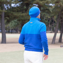 PERFECT TAN｜《SALE》カシミヤハーフジッププルオーバー〈MENS〉
