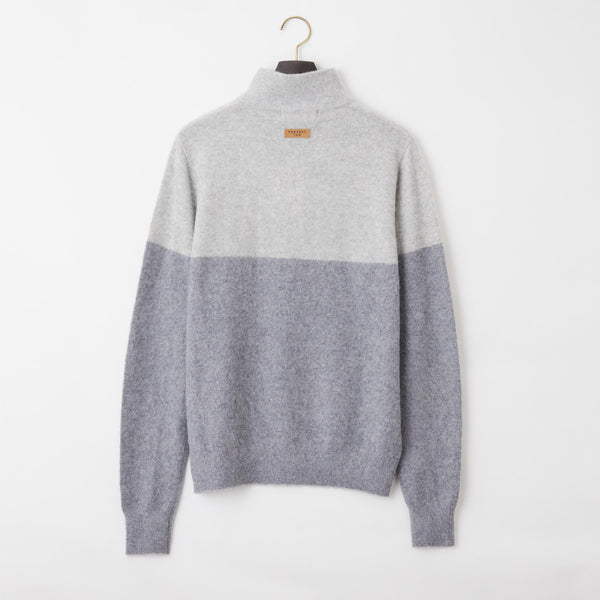 PERFECT TAN｜《SALE》カシミヤハーフジッププルオーバー〈MENS〉