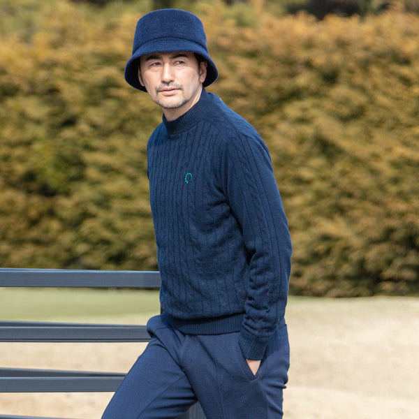 PERFECT TAN｜《SALE》ケーブル編みプルオーバー〈MENS〉