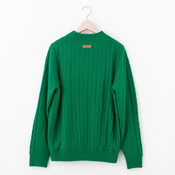 PERFECT TAN｜《SALE》ケーブル編みプルオーバー〈MENS〉