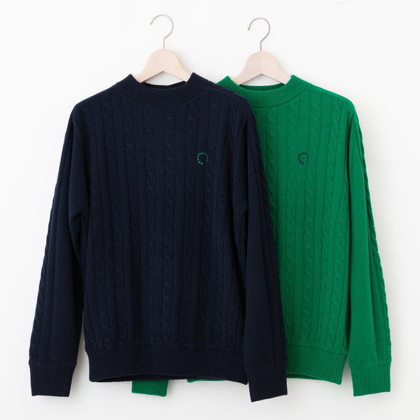 PERFECT TAN｜《SALE》ケーブル編みプルオーバー〈MENS〉