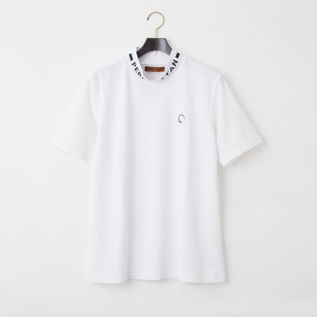 PERFECT TAN｜《SALE》モックネック衿ロゴプルオーバー〈MENS〉