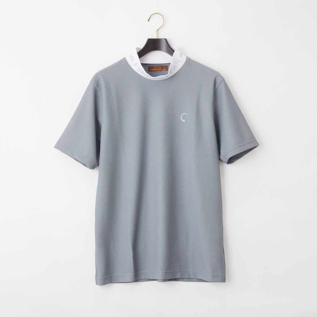 PERFECT TAN｜《SALE》モックネック衿ロゴプルオーバー〈MENS〉