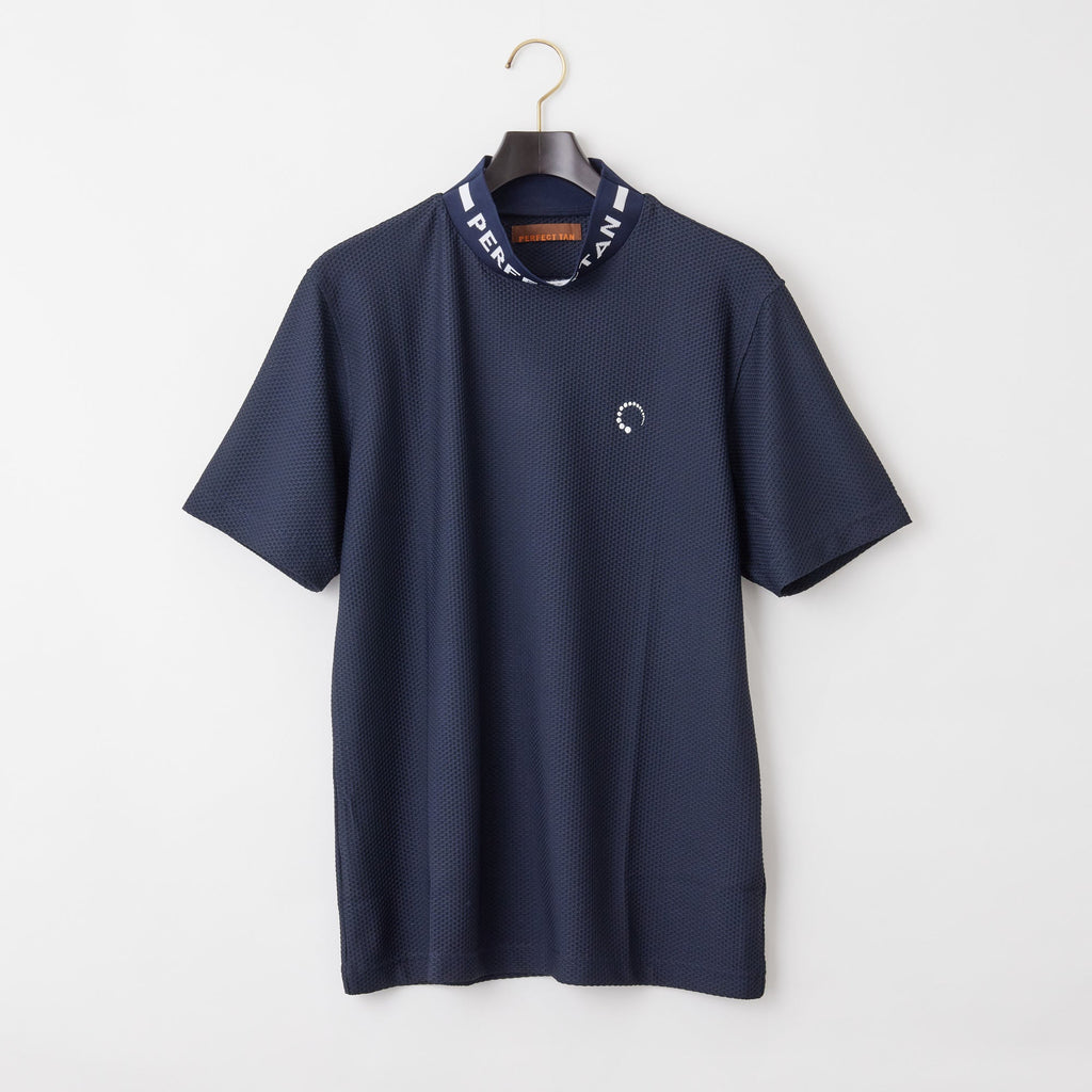 PERFECT TAN｜《SALE》モックネック衿ロゴプルオーバー〈MENS〉