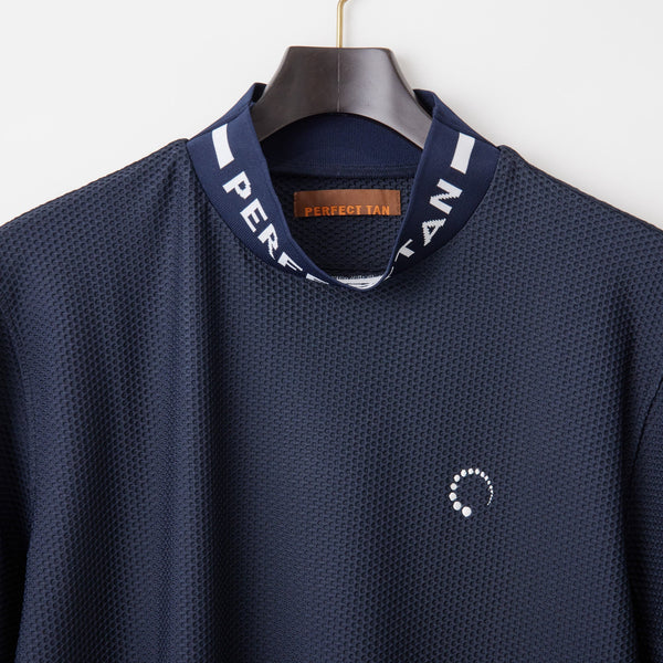PERFECT TAN｜《SALE》モックネック衿ロゴプルオーバー〈MENS〉