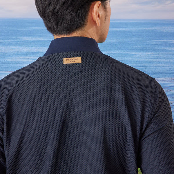 PERFECT TAN｜《SALE》モックネック衿ロゴプルオーバー〈MENS〉