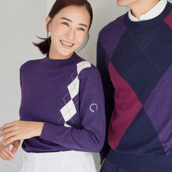 PERFECT TAN｜《SALE》アーガイルラインプルオーバー〈WOMENS〉