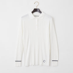 PERFECT TAN｜《SALE》ランダムリブポロ衿プルオーバー〈WOMENS〉