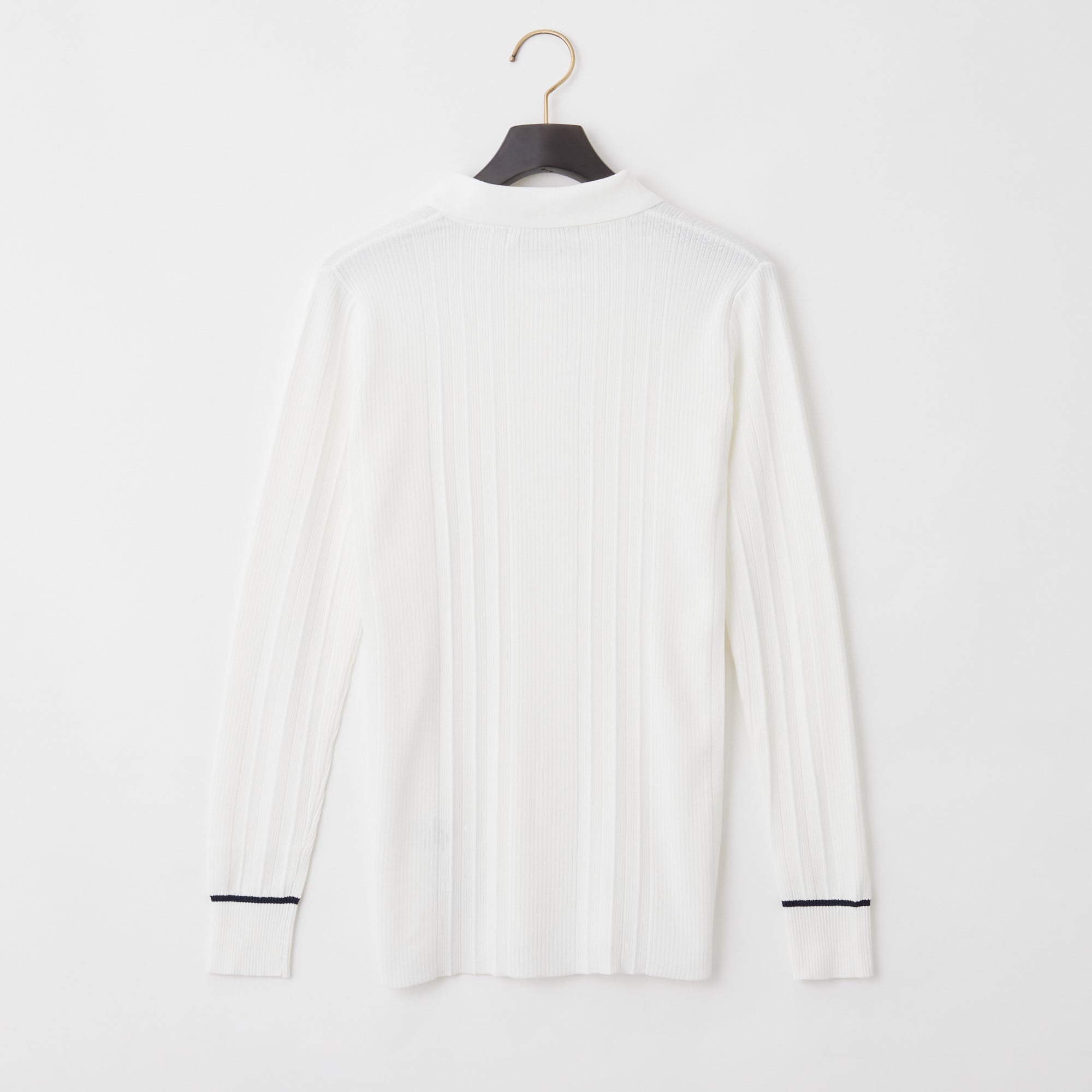 PERFECT TAN｜《SALE》ランダムリブポロ衿プルオーバー〈WOMENS〉
