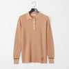 PERFECT TAN｜《SALE》ランダムリブポロ衿プルオーバー〈WOMENS〉