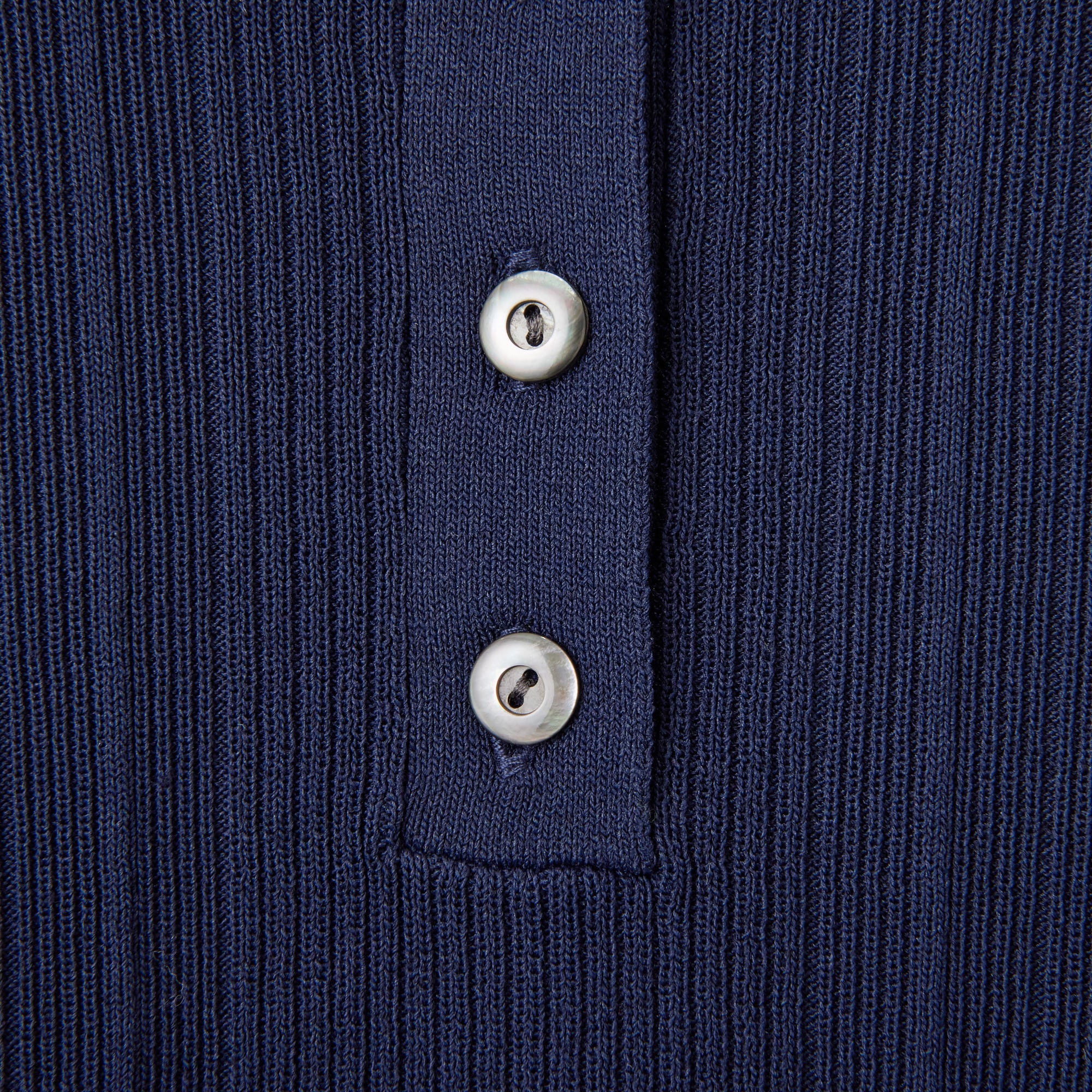 PERFECT TAN｜《SALE》ランダムリブポロ衿プルオーバー〈WOMENS〉