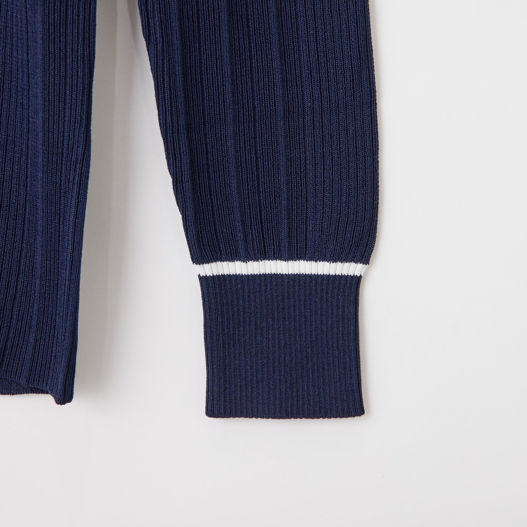 PERFECT TAN｜《SALE》ランダムリブポロ衿プルオーバー〈WOMENS〉