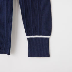 PERFECT TAN｜《SALE》ランダムリブポロ衿プルオーバー〈WOMENS〉