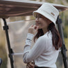 PERFECT TAN｜《SALE》ランダムリブポロ衿プルオーバー〈WOMENS〉