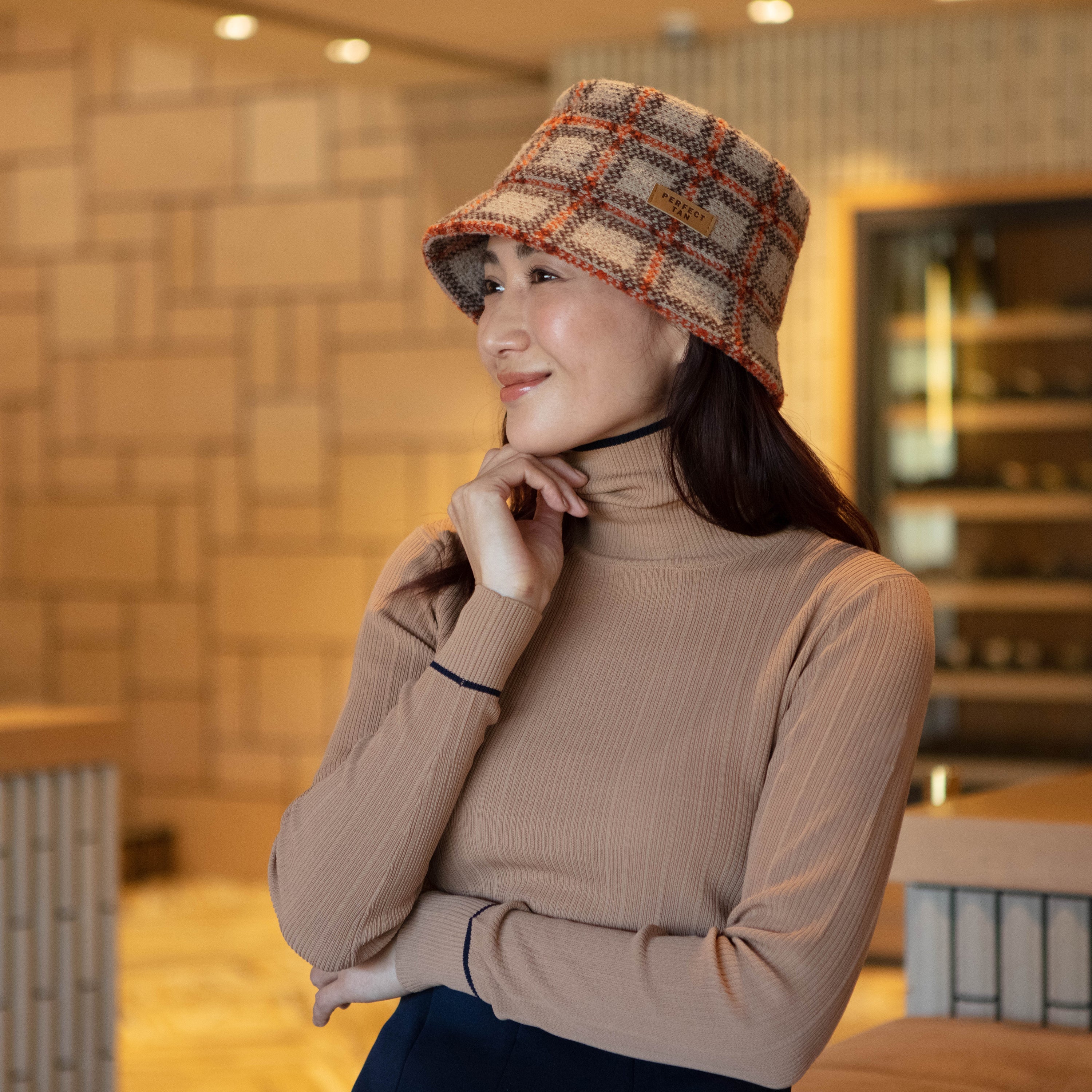 PERFECT TAN｜《SALE》ランダムリブタートルプルオーバー〈WOMENS〉