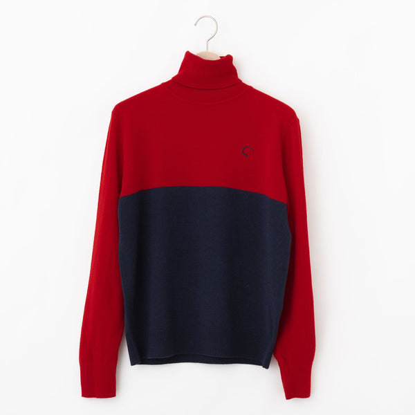 PERFECT TAN｜《SALE》バイカラータートルプルオーバー〈WOMENS〉